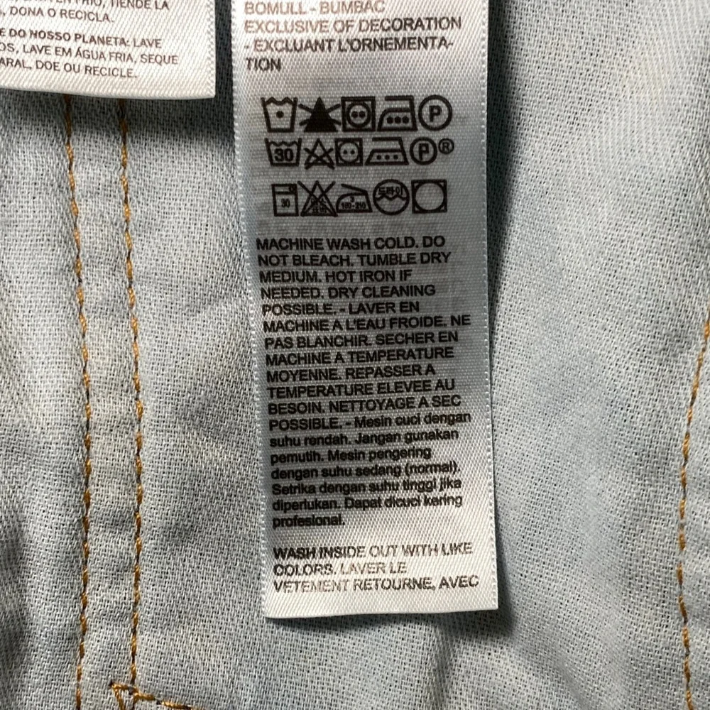 Levis 550 Mens Jeans 46x30 Relaxed Fit Medium Wash Blue Denim Straight Leg